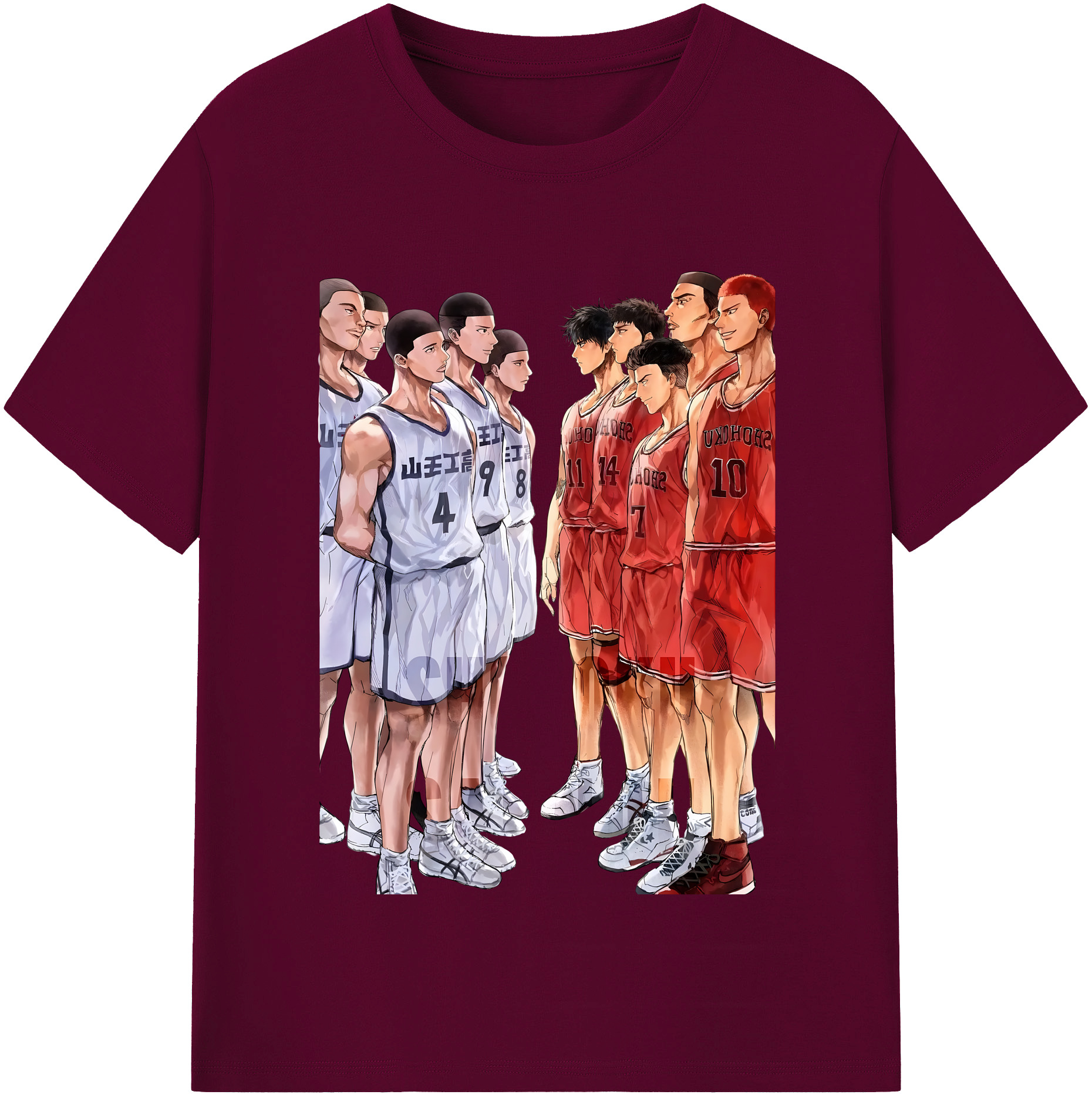 （画像用） SLAM DUNK／スラムダンク レディースカジュアルプリントTシャツ（綿100％）